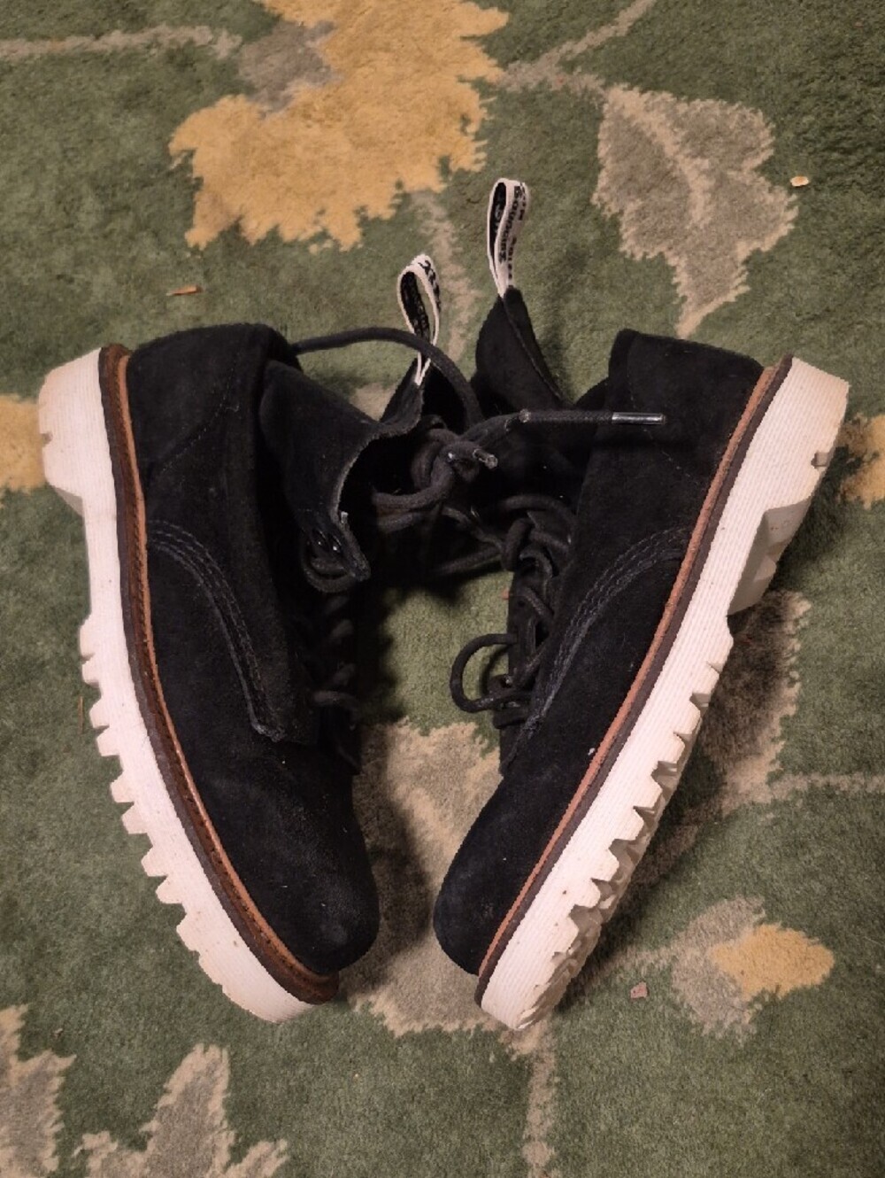 Dr. Martens Black Suede Chukka Boots with Tan Welt - Picture 7 of 9